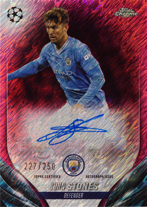 John Stones trading card