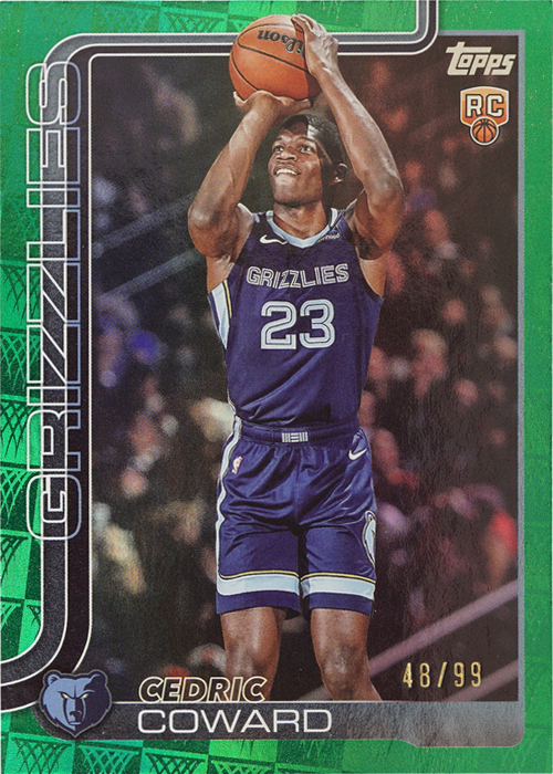 Cedric Coward trading card