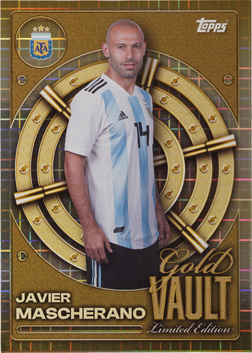 Javier Macherano trading card