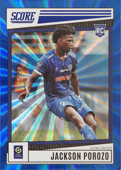 Jackson Porozo trading card