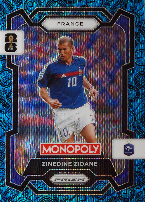 Zinedine Zidane trading card