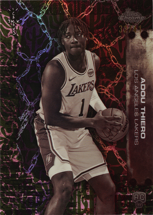 Adou Thiero trading card