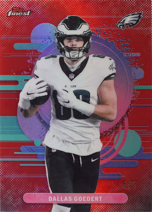 Dallas Goedert trading card