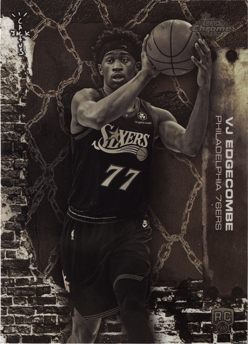 VJ Edgecombe trading card