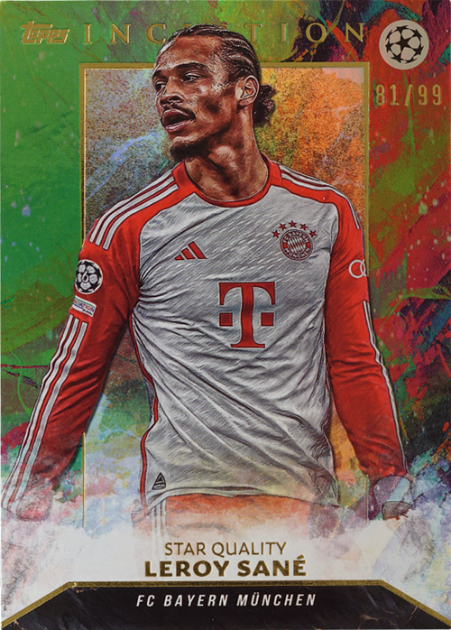Leroy Sané trading card
