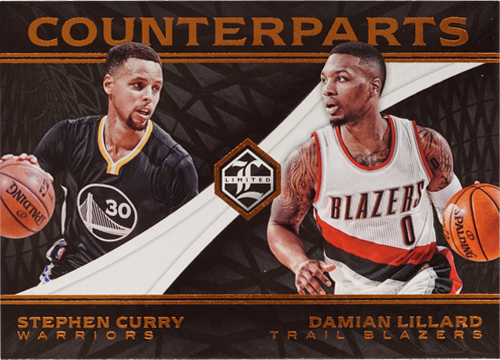 Stephen Curry/Damian Lillard trading card