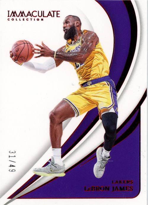 LeBron James trading card