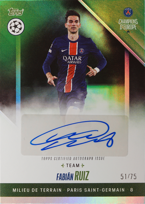 Fabián Ruiz trading card