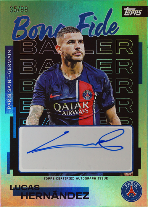 Lucas Hernández trading card