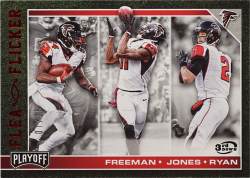 Devonta Freeman/Julio Jones/Matt Ryan... trading card