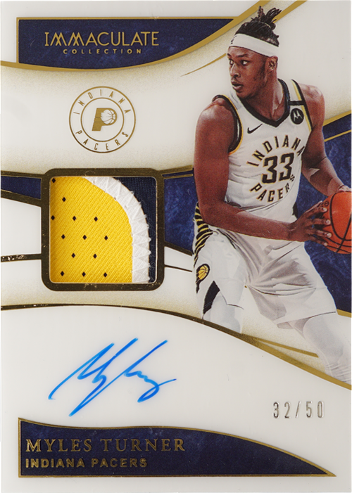 Myles Turner trading card