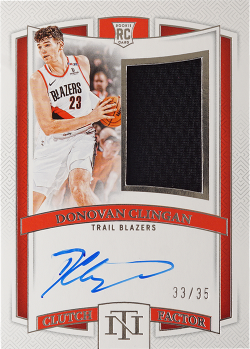 Donovan Clingan trading card