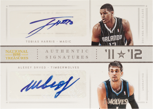 Tobias Harris/Alexey Shved trading card