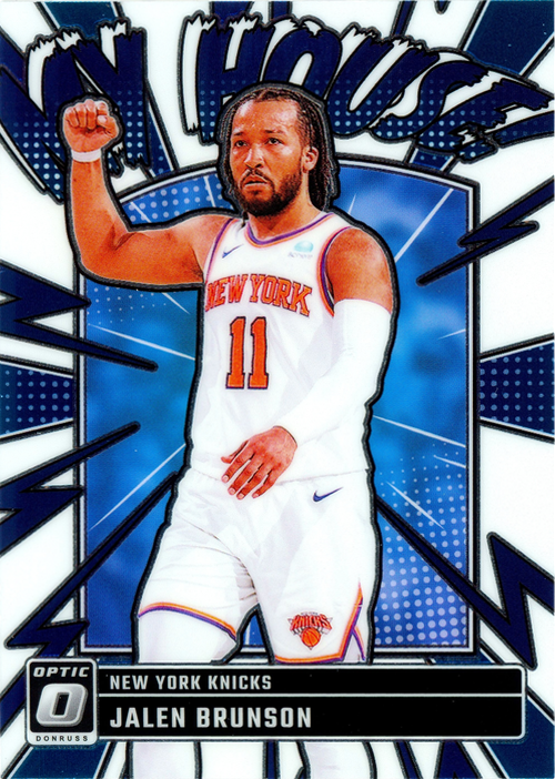Jalen Brunson trading card