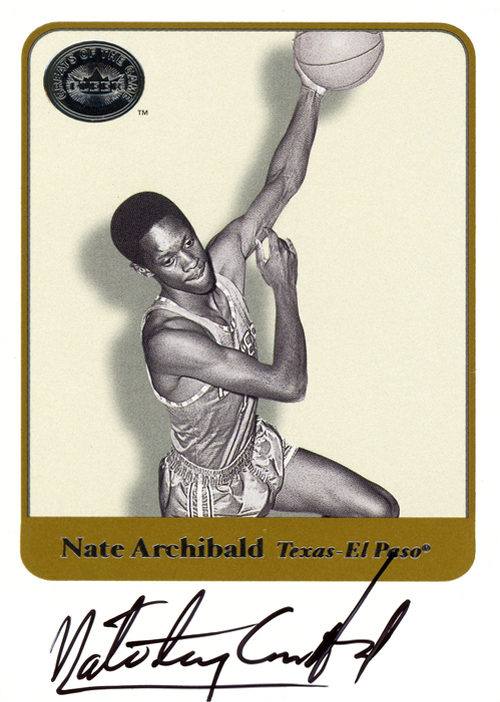 Nate Archibald trading card