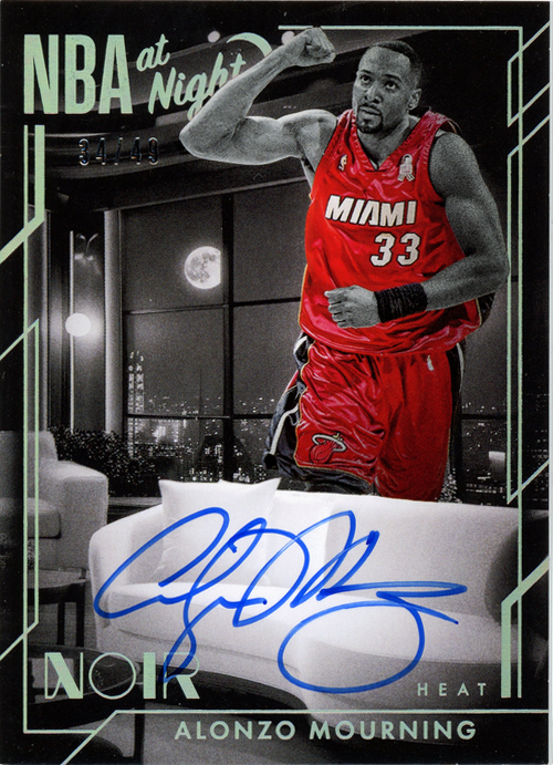 Alonzo Mourning trading card