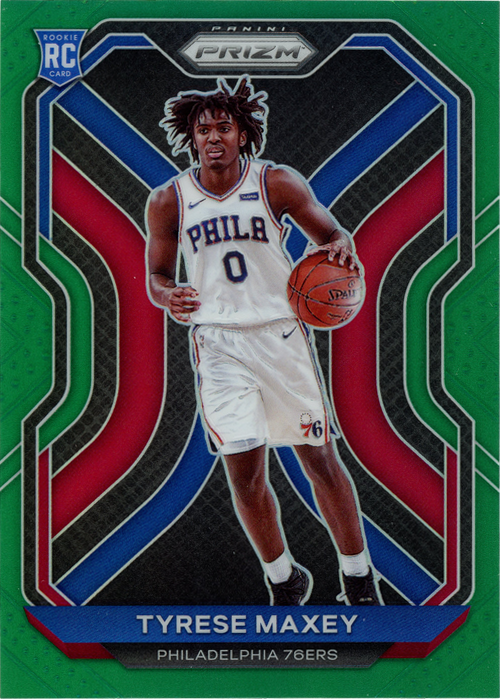 Tyrese Maxey trading card