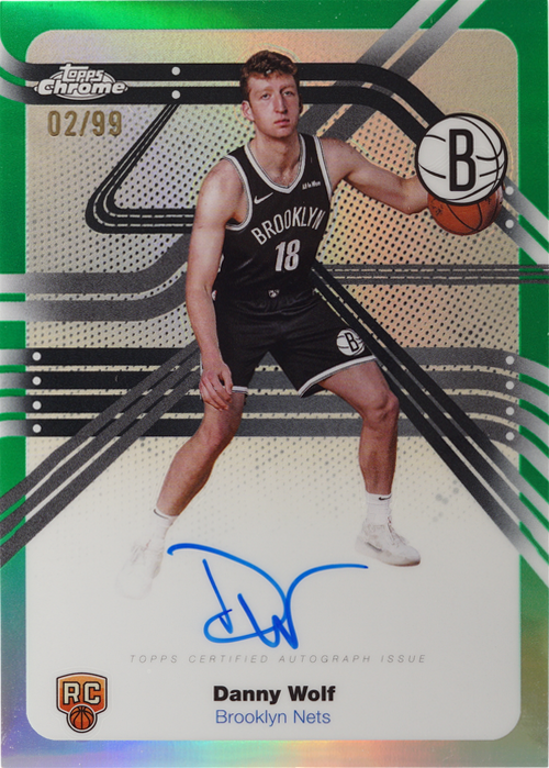Danny Wolf trading card