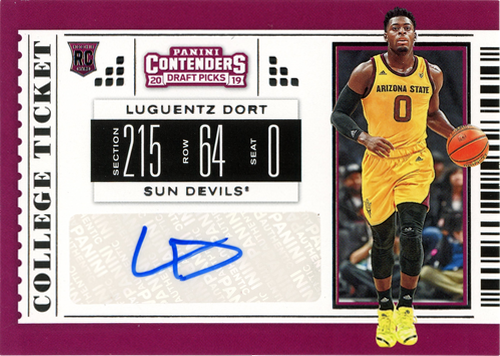 Luguentz Dort trading card