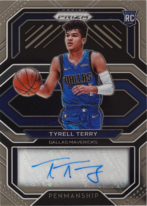 Tyrell Terry trading card