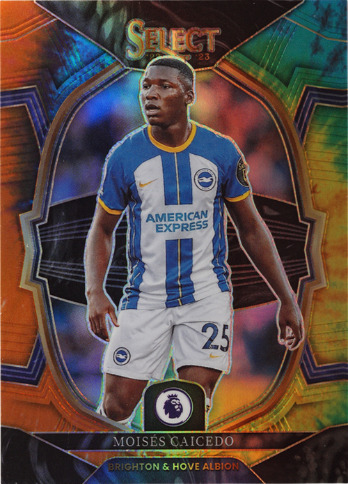 Moises Caicedo trading card