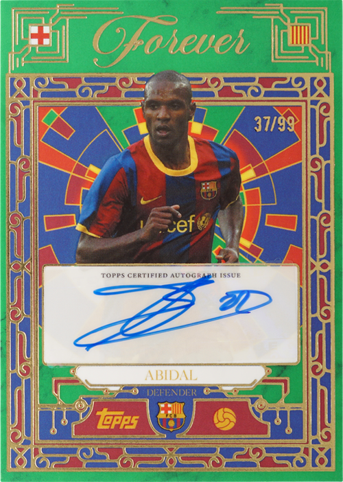 Eric Abidal trading card
