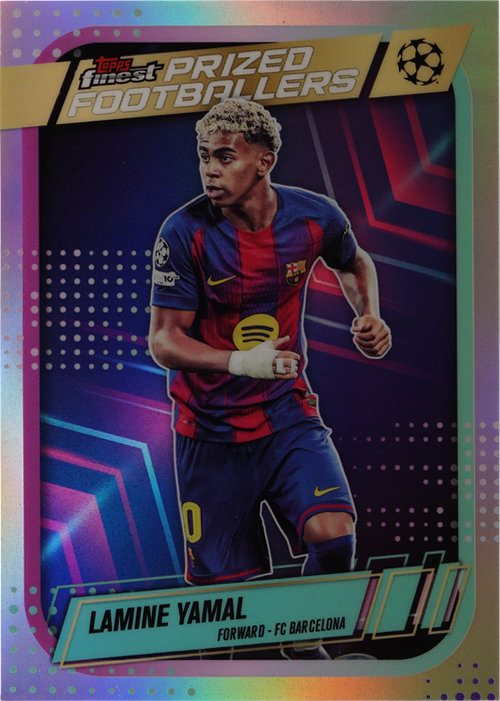 Lamine Yamal trading card