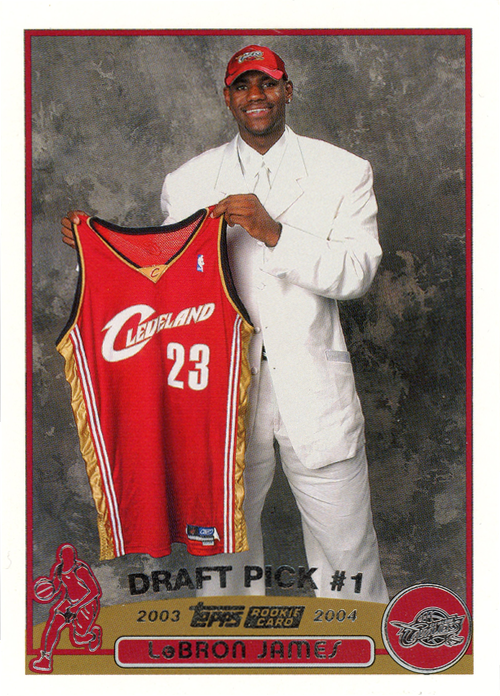 Lebron James trading card