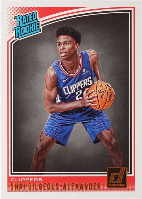 Shai Gilgeous-Alexander trading card