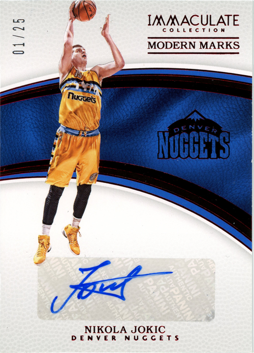 Nikola Jokic trading card