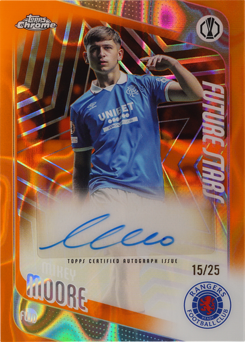 Mikey Moore trading card