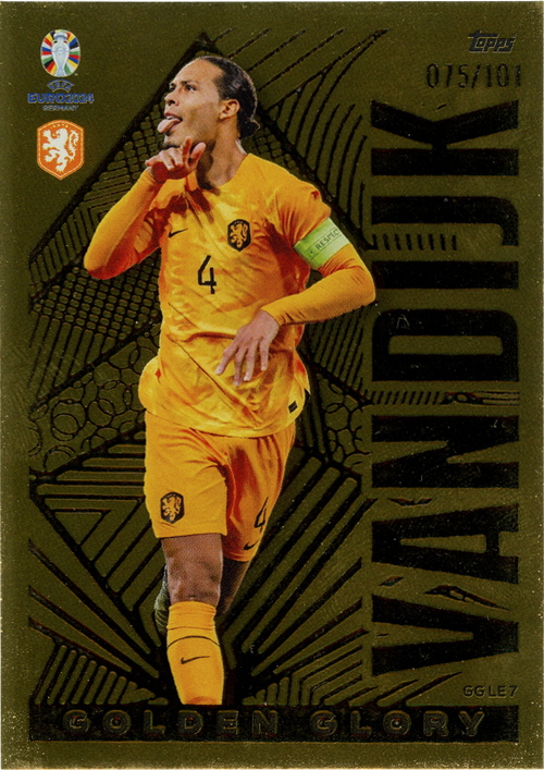 Virgil van Dijk trading card