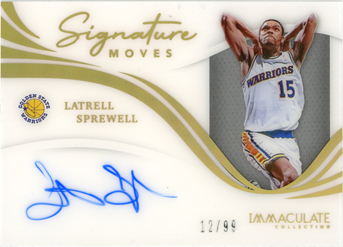 Latrell Sprewell trading card