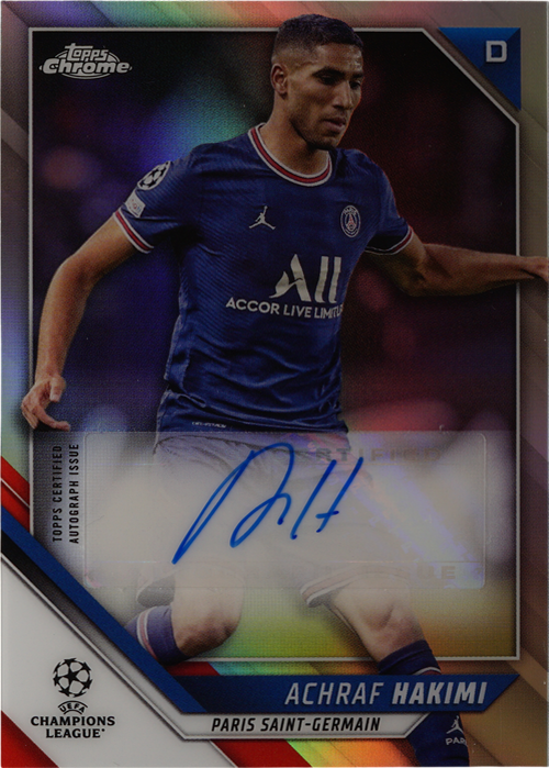 Achraf Hakimi trading card