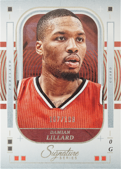 Damian Lillard trading card