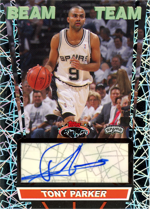 Tony Parker trading card