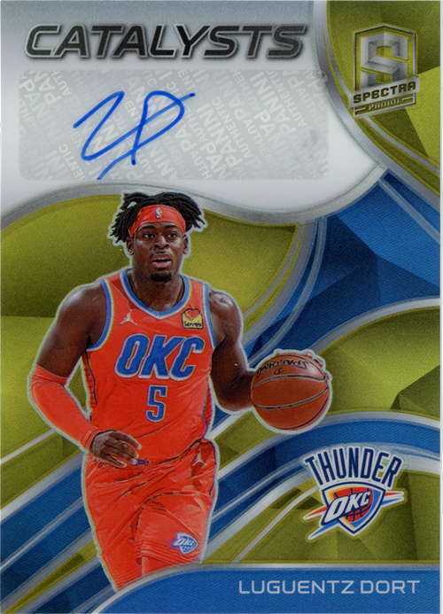Luguentz Dort trading card