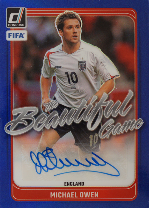 Michael Owen trading card