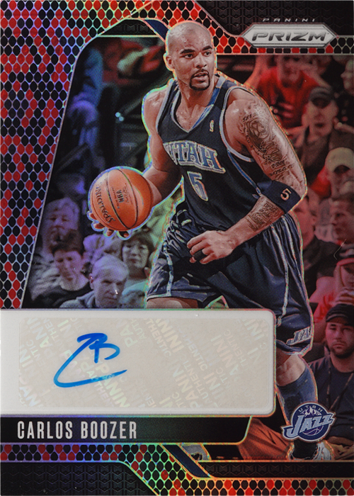 Carlos Boozer trading card