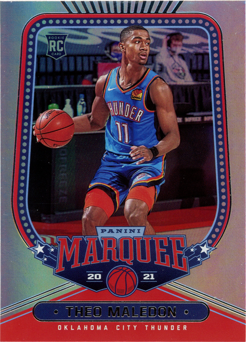 Theo Maledon trading card