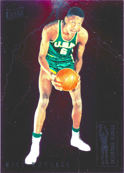Bill Russell trading card