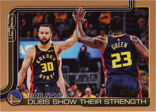 Dubs Nation: Dubs Show Their Strength trading card
