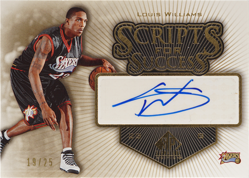 Louis Williams trading card