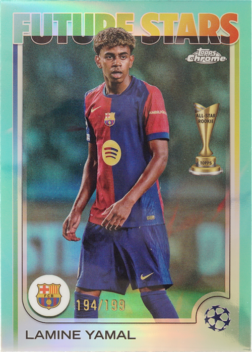 Lamine Yamal trading card