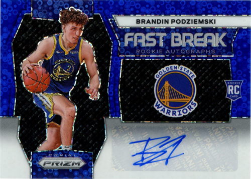 Brandin Podziemski trading card