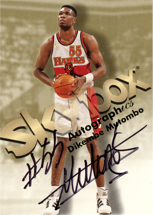 Dikembe Mutombo trading card