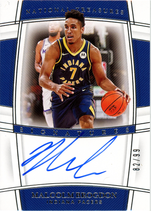 Malcolm Brogdon trading card