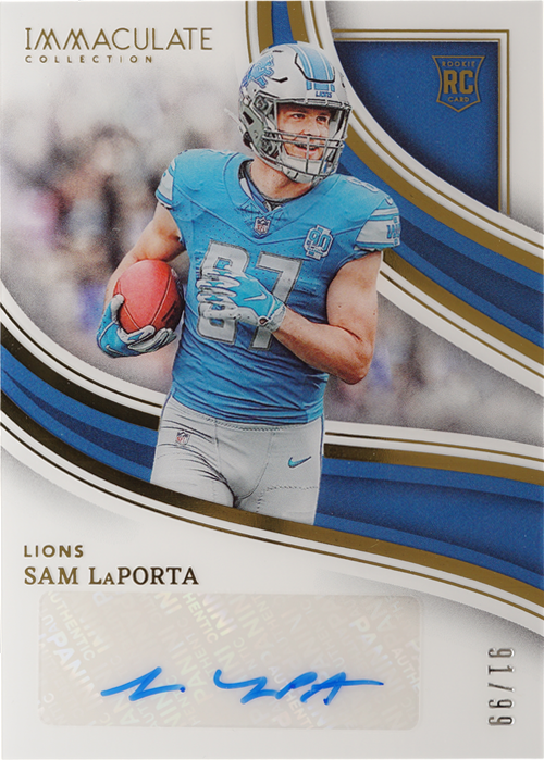 Sam LaPorta trading card