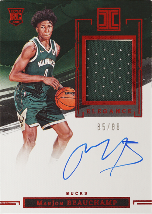 MarJon Beauchamp trading card