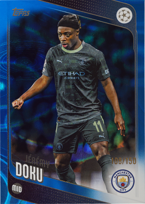 Jérémy Doku trading card